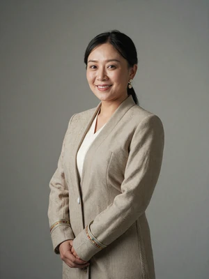 Enkhtuya, a 31-year-old Mongolian woman from Erdenet with a confident smile and professional appearance